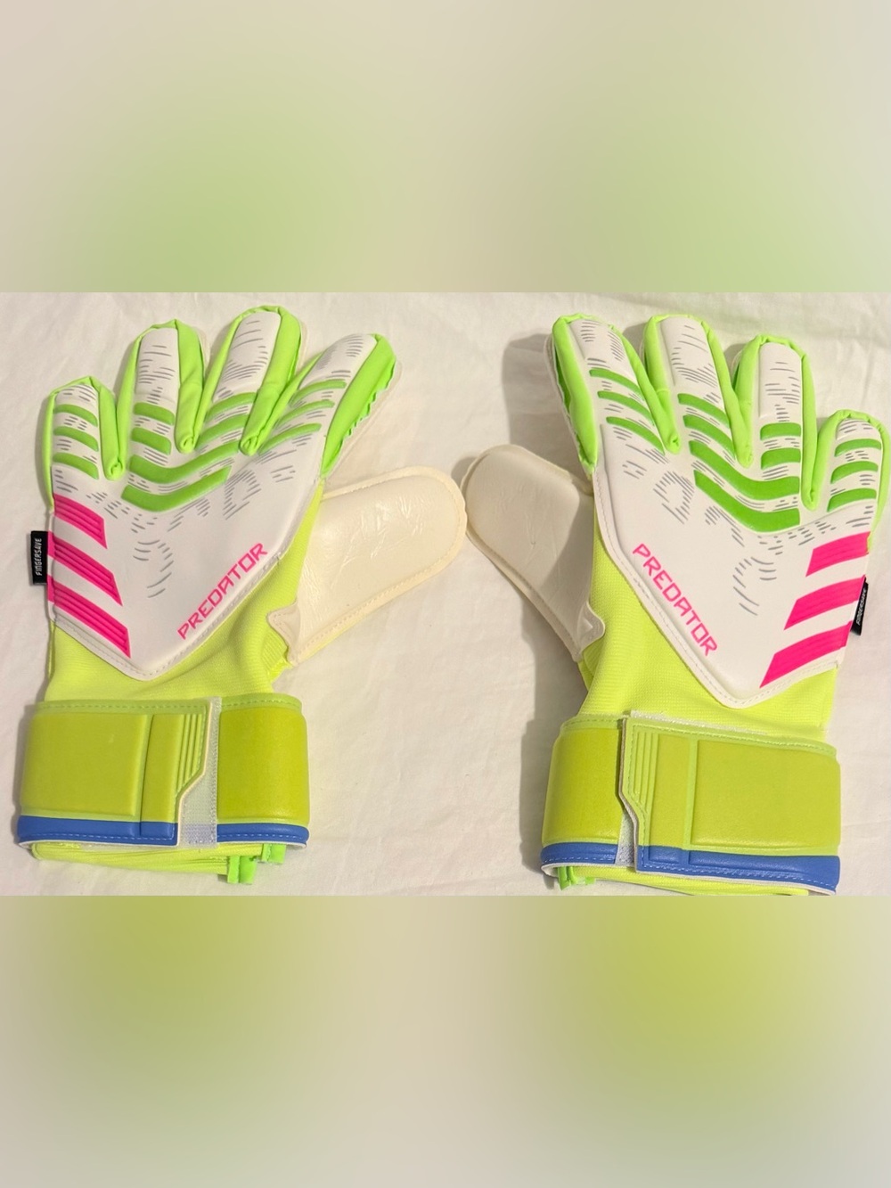 Adidas Predator Goalkeeper Soccer Gloves Fingersave JH3803 Men’s Sz: 8
